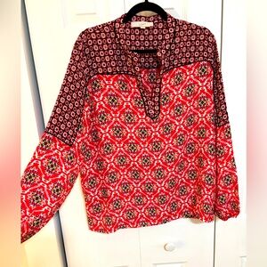 Fun Vibrant Print Blouse from LOFT